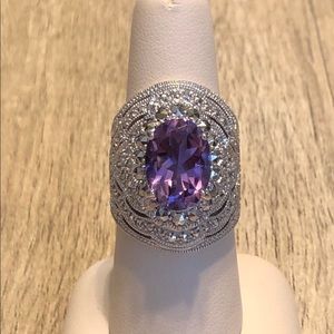 Sterling Silver Amethyst Ring